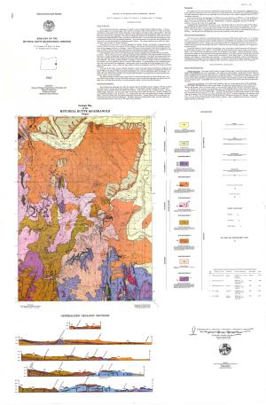 Geology of the Mitchell Butte Quadrangle