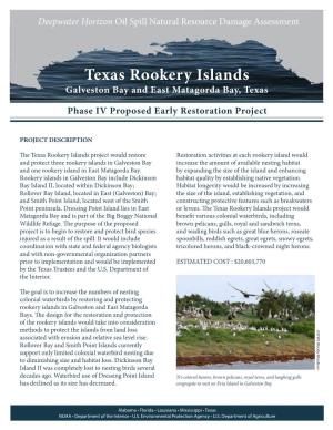 Texas Rookery Islands Galveston Bay and East Matagorda Bay, Texas