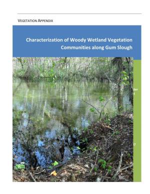 Characterization of Woody Wetland Vegetation Communities Along Gum Slough