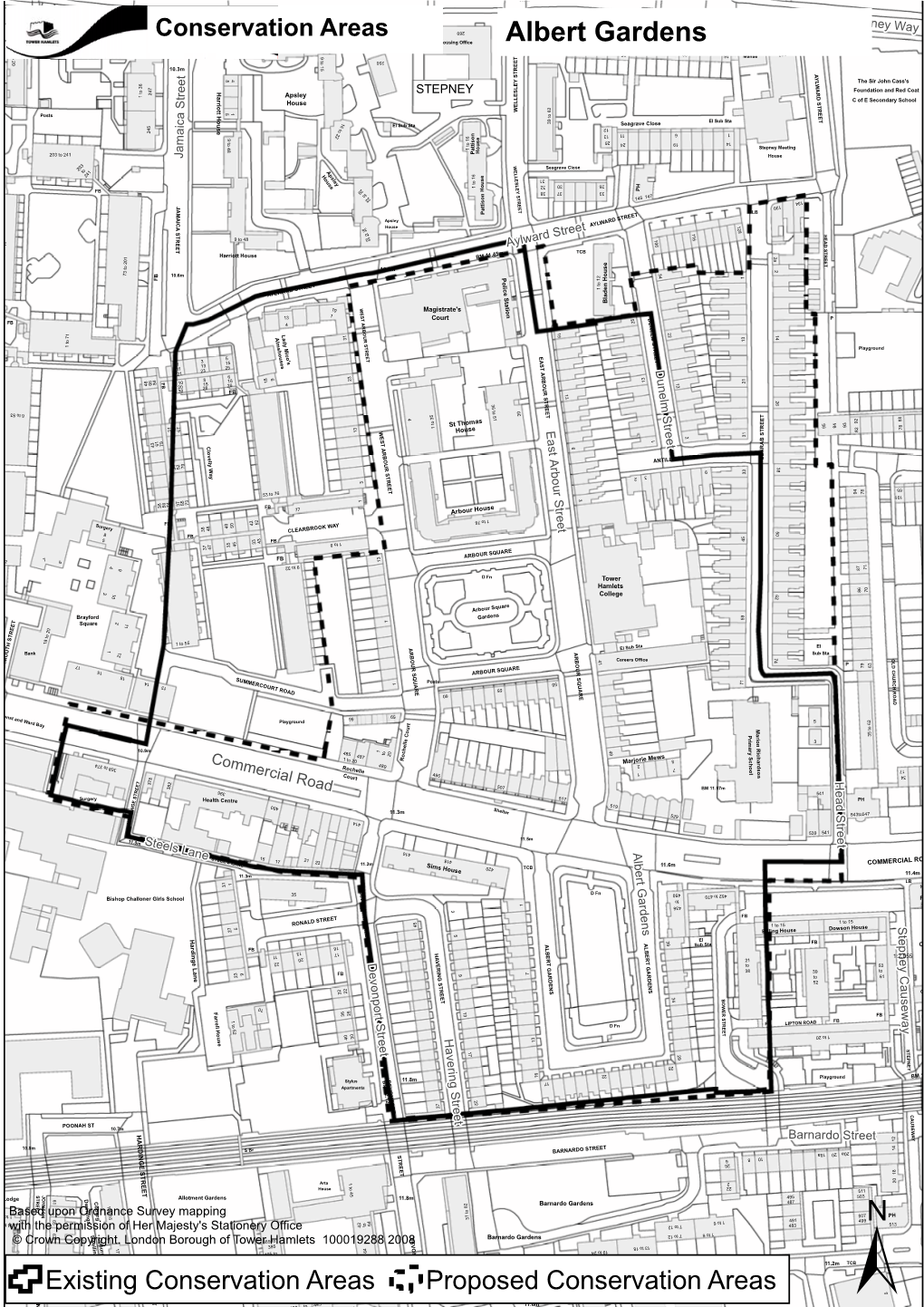 Extended Conservation Areas Albert Gardens