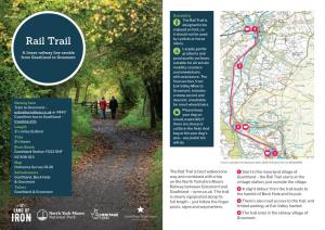 Rail Trail Is Designed to Be Enjoyed on Foot, So 4 It Should Not Be Used by Cyclists Or Horse Rail Trail Riders