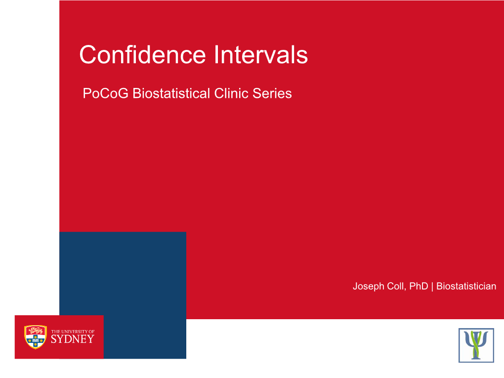 Confidence Intervals