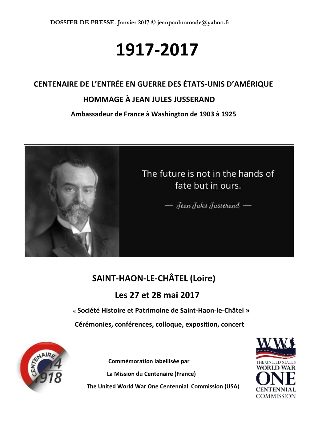 SAINT-HAON-LE-CHÂTEL (Loire) Les 27 Et 28 Mai 2017