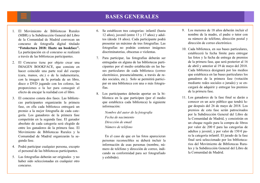 Bases Generales