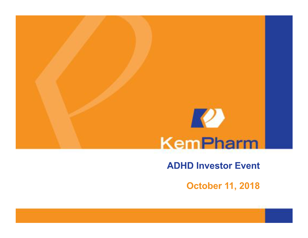 ADHD Investor Event Presentation