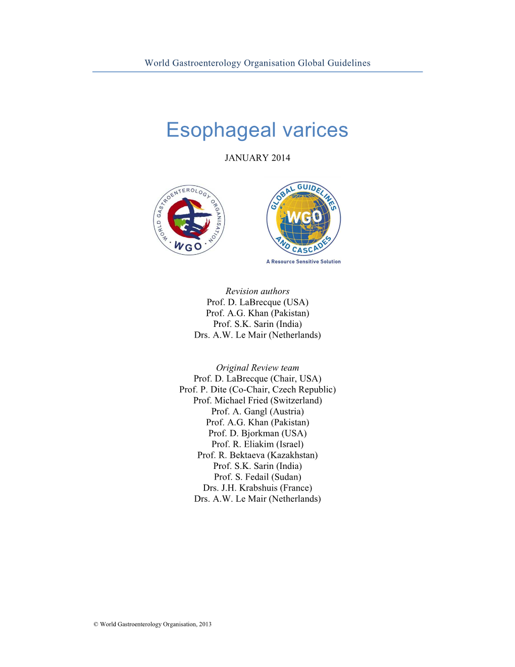 Esophageal Varices