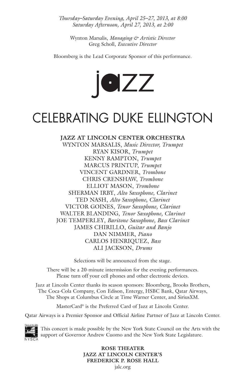 Celebrating Duke Ellington