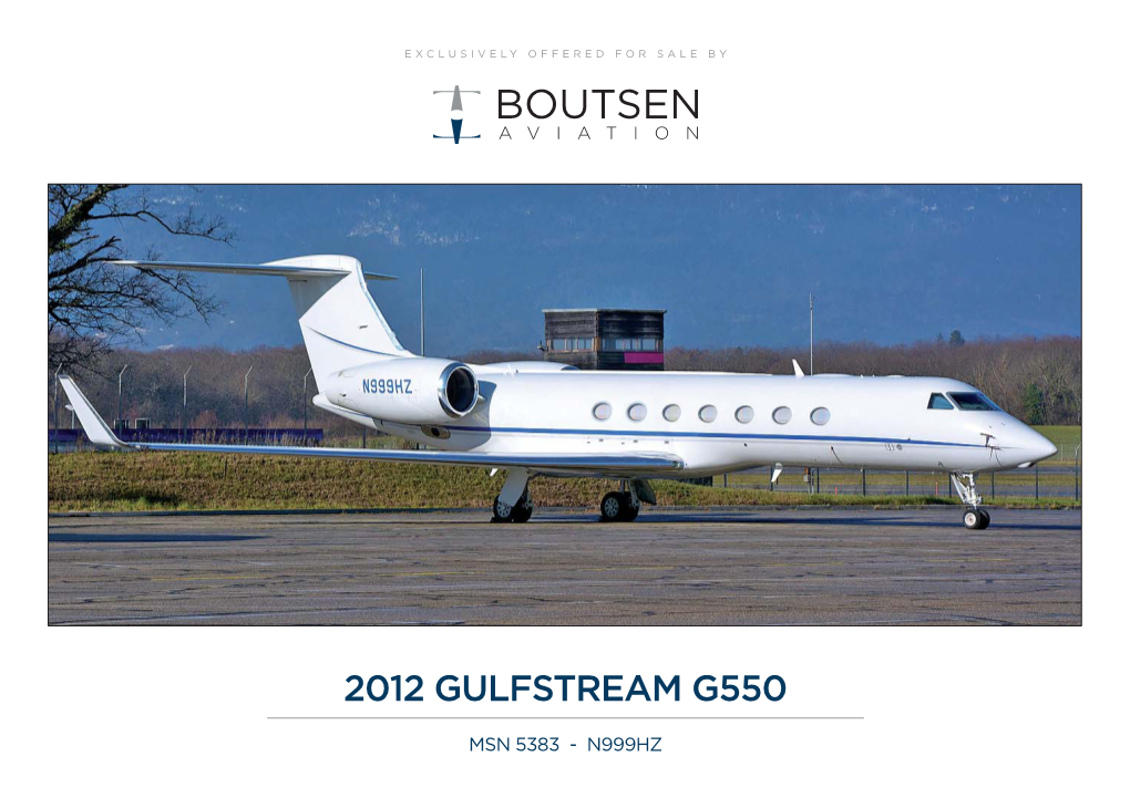 2012 Gulfstream G550