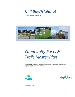 Mill Bay/Malahat Community Parks & Trails Master Plan