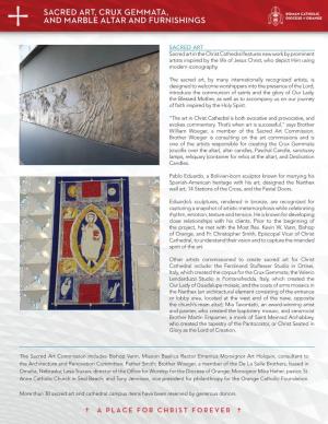 Sacred Art, Crux Gemmata, and Marble Altar and Furnishings
