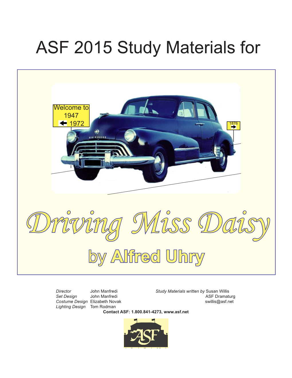 ASF 2015 Study Materials for by Alfred Uhry