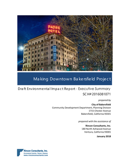Making Downtown Bakersfield Project