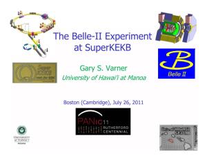 The Belle-II Experiment at Superkekb