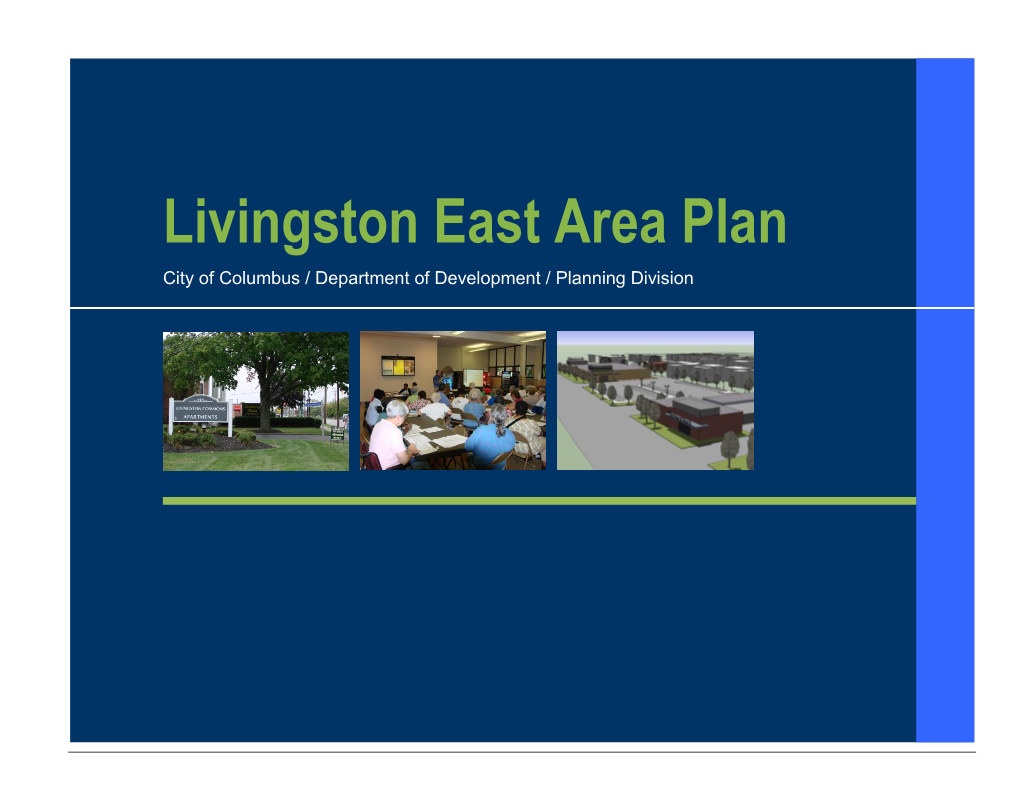 Livingston East Area Plan
