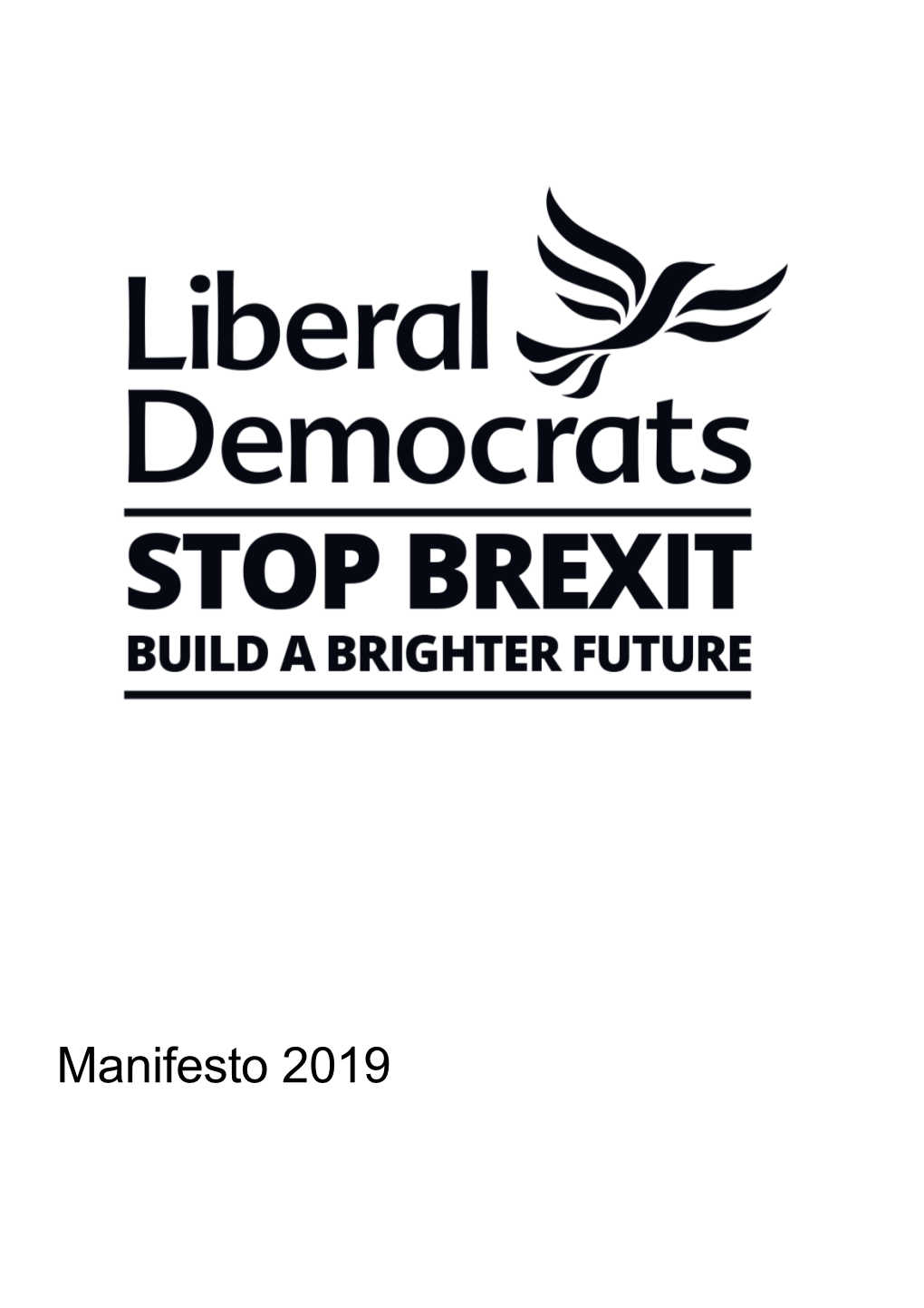 Liberal Democrat Manifesto