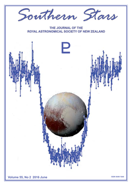 Southern Stars the JOURNAL of the ROYAL ASTRONOMICAL SOCIETY of NEW ZEALAND P