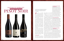 Victorian Nobility Victorian Pinot Noir Apr 21 | 50 State of Play Mar Food + Wine 53 Apr 21 | Mar