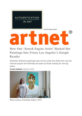 'Search Engine Artist' Hacked Her Paintings Into Frieze Los Angeles's Google Results