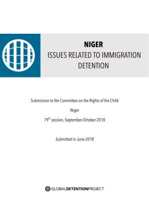 Niger Issues Related to Immigration Detention