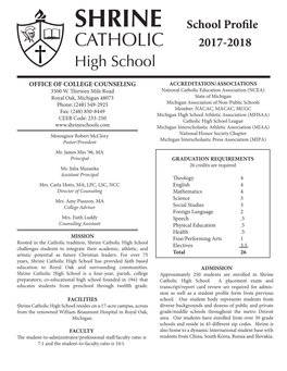 School Profile 2017-2018
