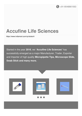 Accufine Life Sciences