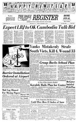 Expect LBJ to OK Cambodia Talk Bid