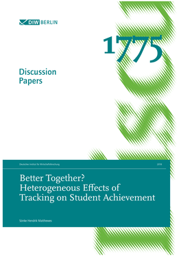 Heterogeneous Effects of Tracking on Student Achievement