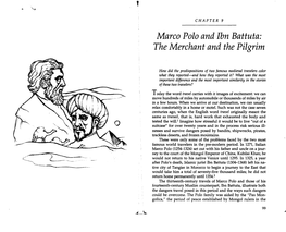 Marco Polo and Ibn Battuta: the Merchant and the Pilgrim