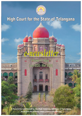 “Virtual Courts” at the High Court for the State of Telangana