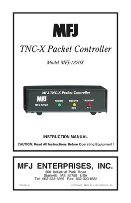 TNC-X Packet Controller