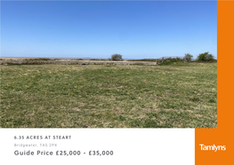 6.35 Acres at Steart