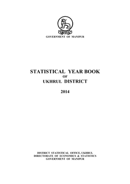 Statistical Year Book of Ukhrul District 2014