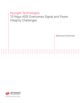 10 Ways ADS Overcomes Signal and Power Integrity Challenges