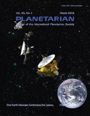 March 2016 Planetarian 1 Aff Iliate Representatives