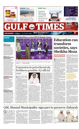 Education Can Transform Societies, Says Sheikha Moza