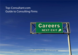 Top-Consultant.Com's Guide to Consulting Firms