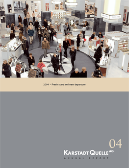 Fresh Start and New Departure Annual Report 2004 A