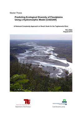 Predicting Ecological Diversity of Floodplains Using a Hydromorphic Model (CAESAR)