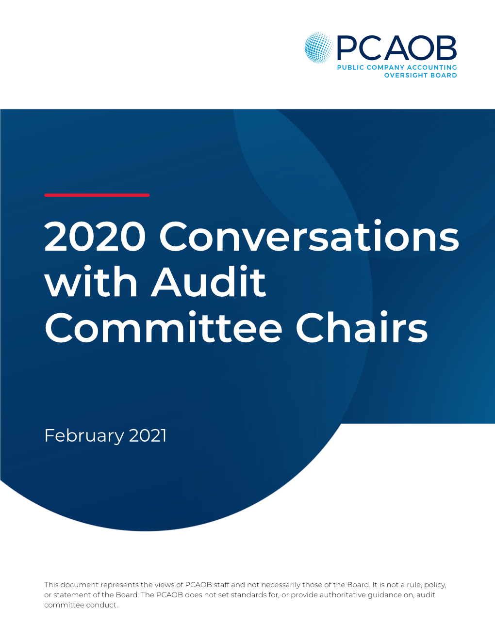 2020 Conversations with Audit Committee Chairs