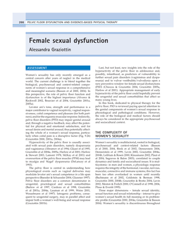 Female Sexual Dysfunction Alessandra Graziottin