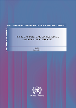 The Scope for Foreign Exchange Market Interventions