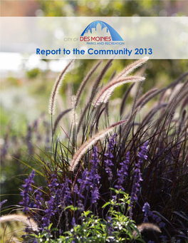 Report to the Community 2013