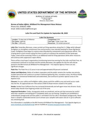 Lofer Fire and Flash Fire Update 09-08-20