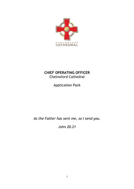 CHIEF OPERATING OFFICER Chelmsford Cathedral