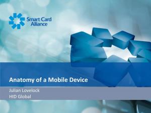 Anatomy of a Mobile Device Julian Lovelock HID Global Definition of Mobile