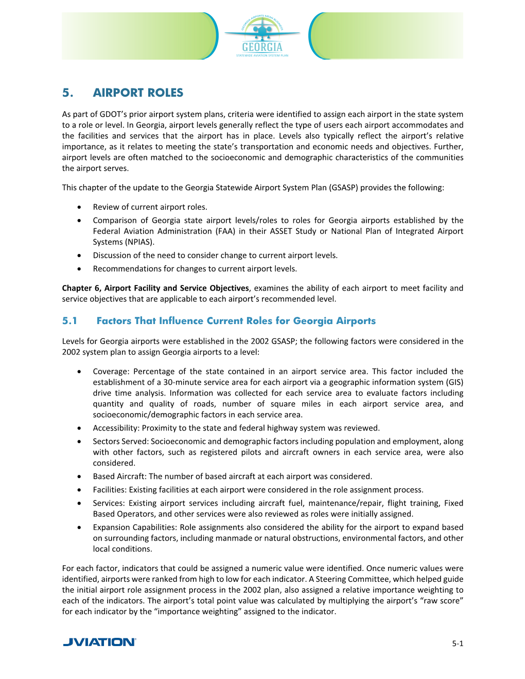 5. Airport Roles