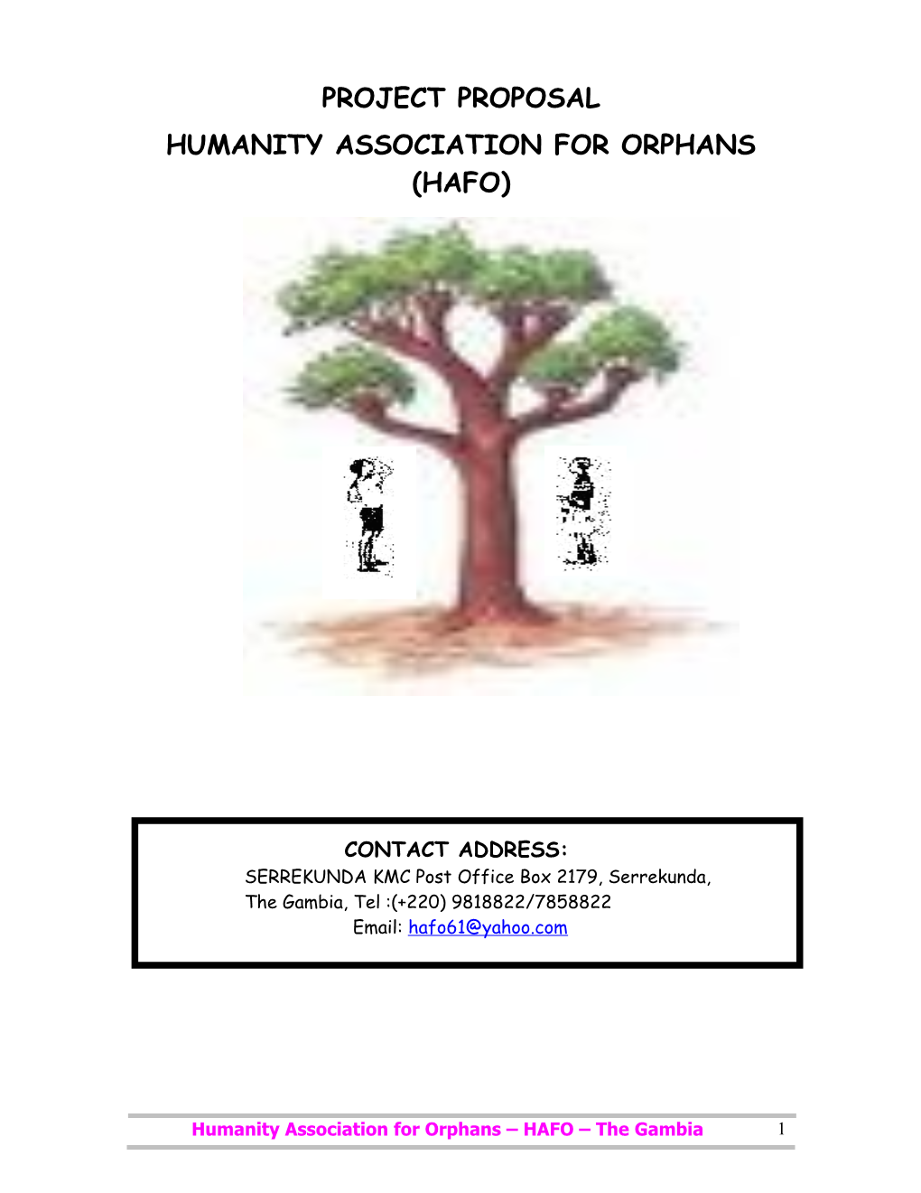 Humanity Association for Orphans (Hafo)