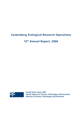 Zackenberg Ecological Research Operations