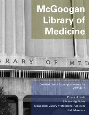 Mcgoogan Library of Medicine