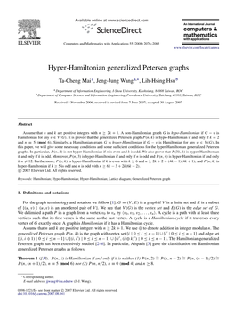 Hyper-Hamiltonian Generalized Petersen Graphs